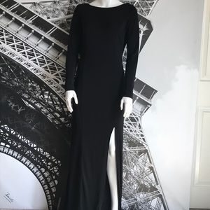 Open back full length gown